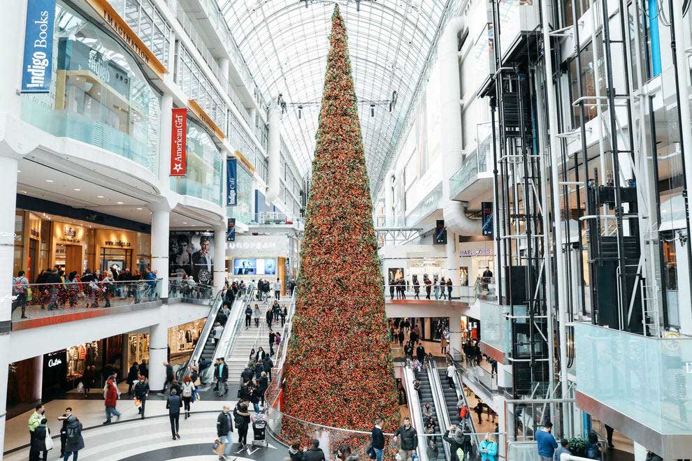 Toronto Eaton Centre - مراکز خرید تورنتو